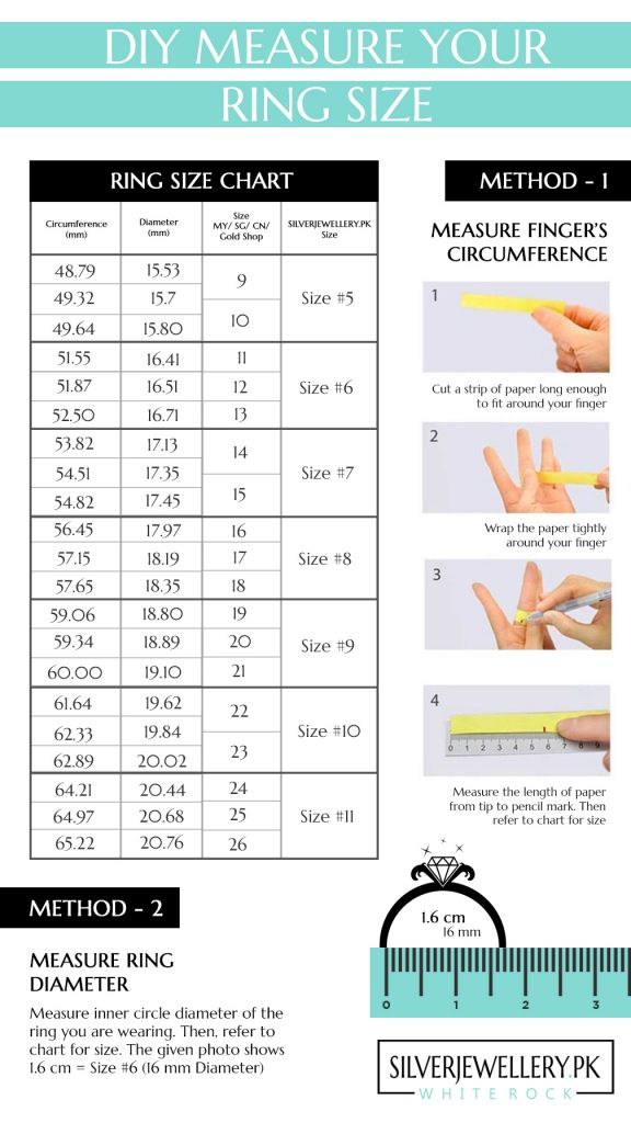 Ring Size Chart & Guide | QALO