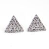Triangle Shaped Silver 925 Earrings